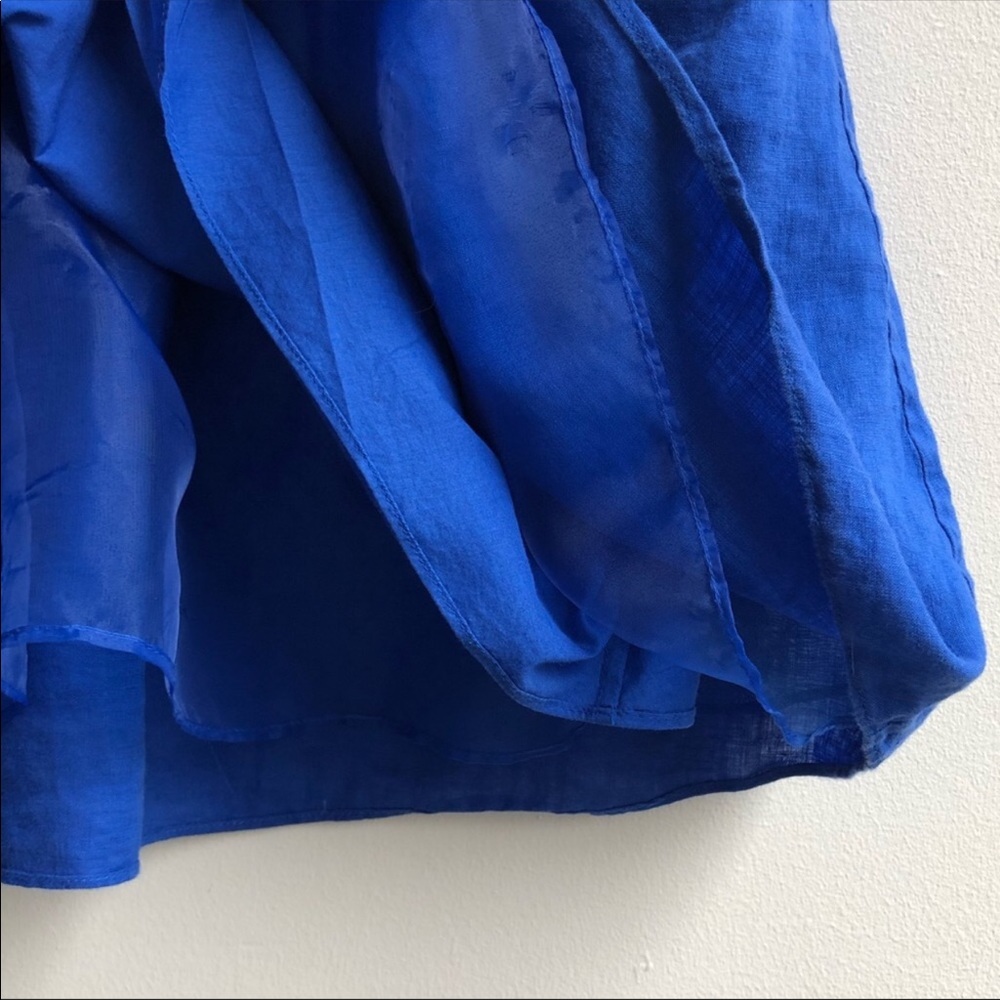 J.Crew Blue Cap Sleeve Dress - Picture 5 of 8